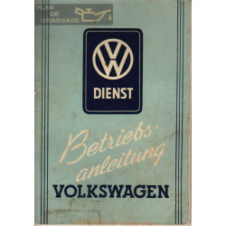 Volkswagen Beetle Type 1 Septembre 1951 Bug Owner S Manual German