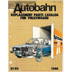 Volkswagen Book Autobahn 1980 Parts Catalog