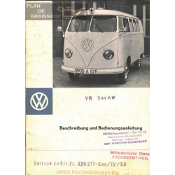 Volkswagen Bus 1958 Ambulance Manual User