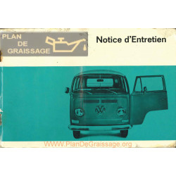 Volkswagen Bus 1969 Notice D Entetien French