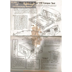 Volkswagen Bus 1971 Camping Instructions