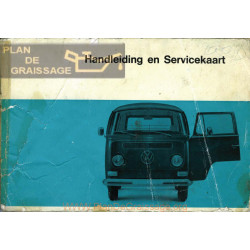 Volkswagen Bus Aout 1978 Handleiding Servicekaart