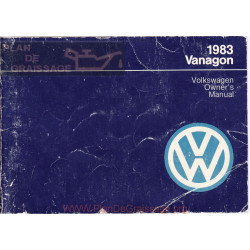 Volkswagen Bus Vanagon 1983 Manual User