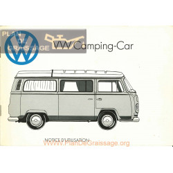 Volkswagen Camping Westfalia 1973 French