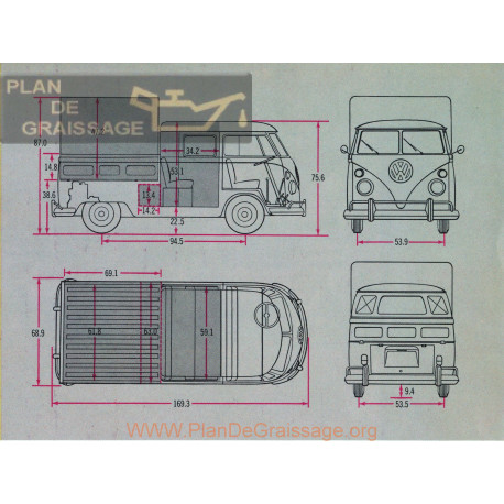 Volkswagen Double Cab Specifications 1961