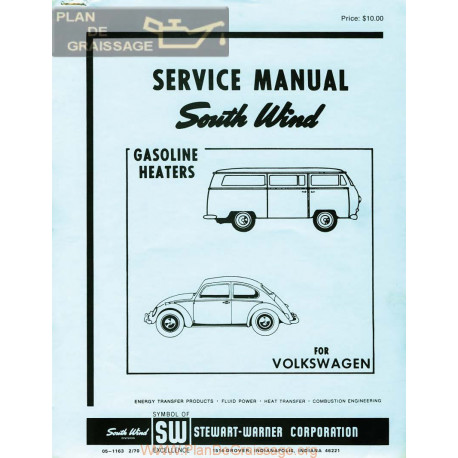 Volkswagen Fevrier 1970 Southwind Service Manual