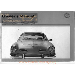 Volkswagen Ghia Aout 1970 Owners Manual