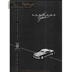 Volkswagen Karmann Ghia 1958 Parts List