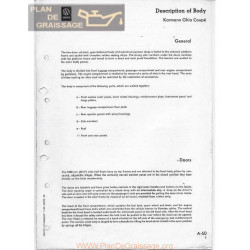 Volkswagen Karmann Ghia 1960 Workshop Manual Body