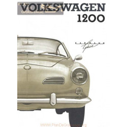 Volkswagen Karmann Ghia Owners Aout 1964 Manual