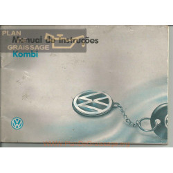 Volkswagen Kombi Bus 1994 Manual Instruction Brazil