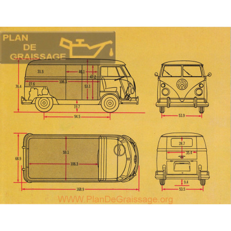Volkswagen Panel Van Specifications 1961