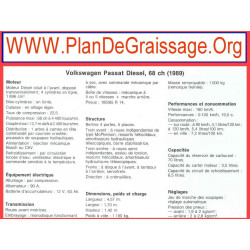 Volkswagen Passat Diesel 68ch 1989