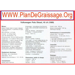Volkswagen Polo Diesel 45ch 1989