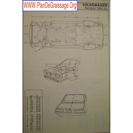 Volkswagen Santana 1982 85