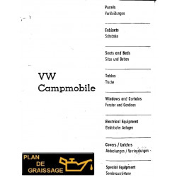 Volkswagen So 42 Camper Parts List