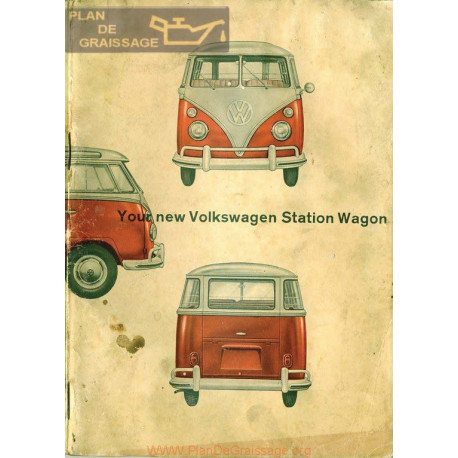 Volkswagen Station Wagon Avril 1963 Deluxe Manual