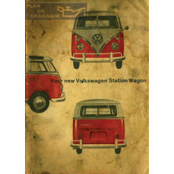 Volkswagen Station Wagon Fevrier 1964 Deluxe Manual Utilisateur
