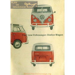 Volkswagen Station Wagon Jnavier 1966 Deluxe Manual Utilisateur