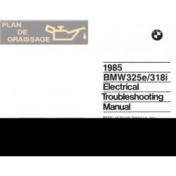 Bmw 318i 325e 1985 Electrical Troubleshooting Manual