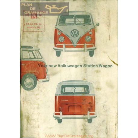 Volkswagen Station Wagon Octobre 1964 Deluxe Manual