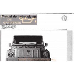 Volkswagen Thing 1972 Vw 181 Owners Manual Spanish