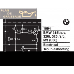Bmw 318i S C 320i 325i S C M3 1994 Electrical Troubleshooting Manual
