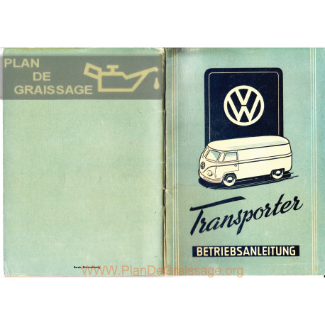 Volkswagen Transmeteur Fevrier 1950 Manual Utilisateur