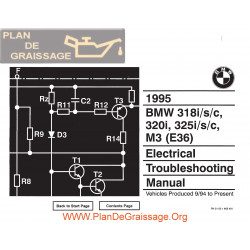Bmw 318i S C 320i 325i S C1995 Electrical Troubleshooting Manual