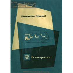 Volkswagen Transporter Bus Juin 1954 Manual