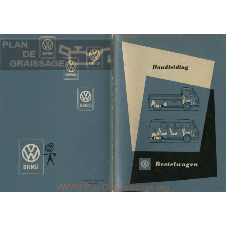 Volkswagen Transporter Bus Mars 1955 Manual Dutch
