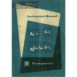 Volkswagen Transporter Bus Mars 1955 Manual