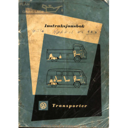 Volkswagen Transporter Bus Mars 1956 Manuel Instruction