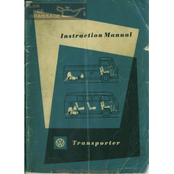 Volkswagen Transporter Janvier 1961 Manual Instruction