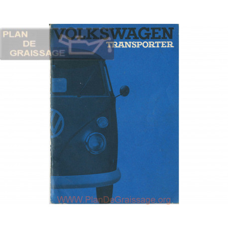 Volkswagen Transporteur Bus Aout 1965 Manual German