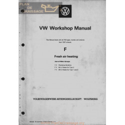 Volkswagen Type 1 2 3 Bn4 Bn2 F0 F3 F4 Fresh Air Heating
