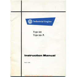 Volkswagen Type 122 126 Mars 1969 Industrial Manual
