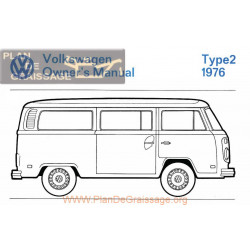 Volkswagen Type 2 Bus 1976 Manual Utilisateur