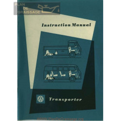 Volkswagen Type 2 Bus Fevrier 1960 Instruction