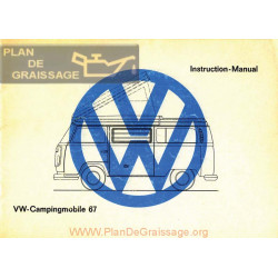 Volkswagen Type 2 Camping 1967 Instruction Manuel