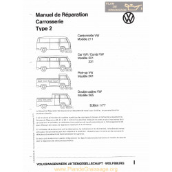 Volkswagen Type 2b Manuel Carrosserie Part1