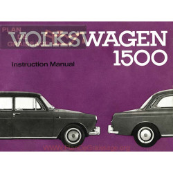 Volkswagen Type 3 1500 Aout 1962 Manuel Utilisateur