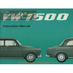 Volkswagen Type 3 1500 Aout 1965 Manuel Utilisateur