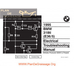 Bmw 318ti 1995 Electrical Troubleshooting Manual