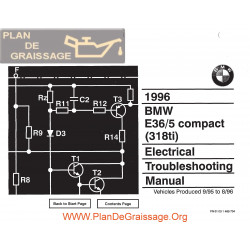 Bmw 318ti 1996 Electrical Troubleshooting Manual