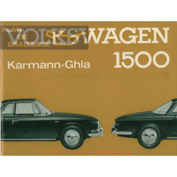 Volkswagen Type 34 Karmann Ghia Aout 1962 Owners Manual