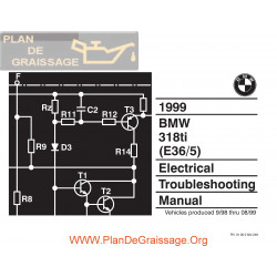 Bmw 318ti E1999 Lectrical Troubleshooting Manual