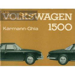 Volkswagen Type 34 Karmann Ghia Aout 1963 Owners Manual