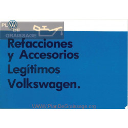 Volkswagen Type All 1986 Service Booklets Mexico