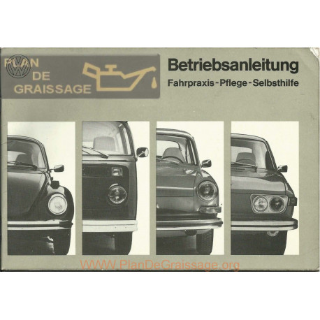 Volkswagen Type All Aout 1971 Manuel Utilisateur Part2 German